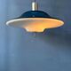 Suspension Space Age UFO blue flying saucer