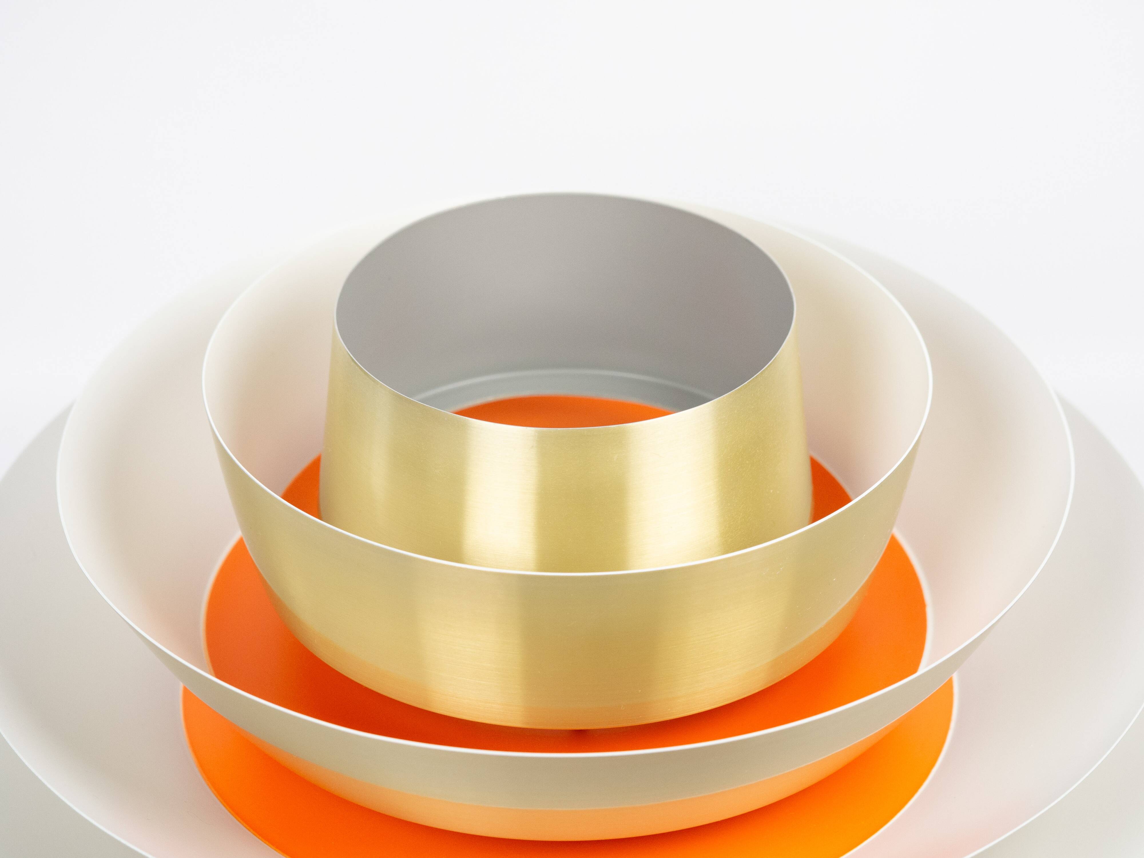 Suspension vintage danoise XL Vérone par Svend Middelboe, Nordisk Solar, 1962