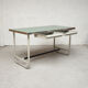 Old metal post desk, 1970