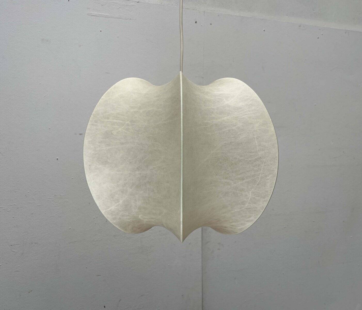 Modern mid-century Cocoon pendant lamp by Friedel Wauer for Goldkant Leuchten, Germany, 1960s.