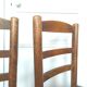 Set of four mulched vintage chairs
