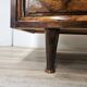 Commode Art Déco toscane des années 1940 en noyer raciné.