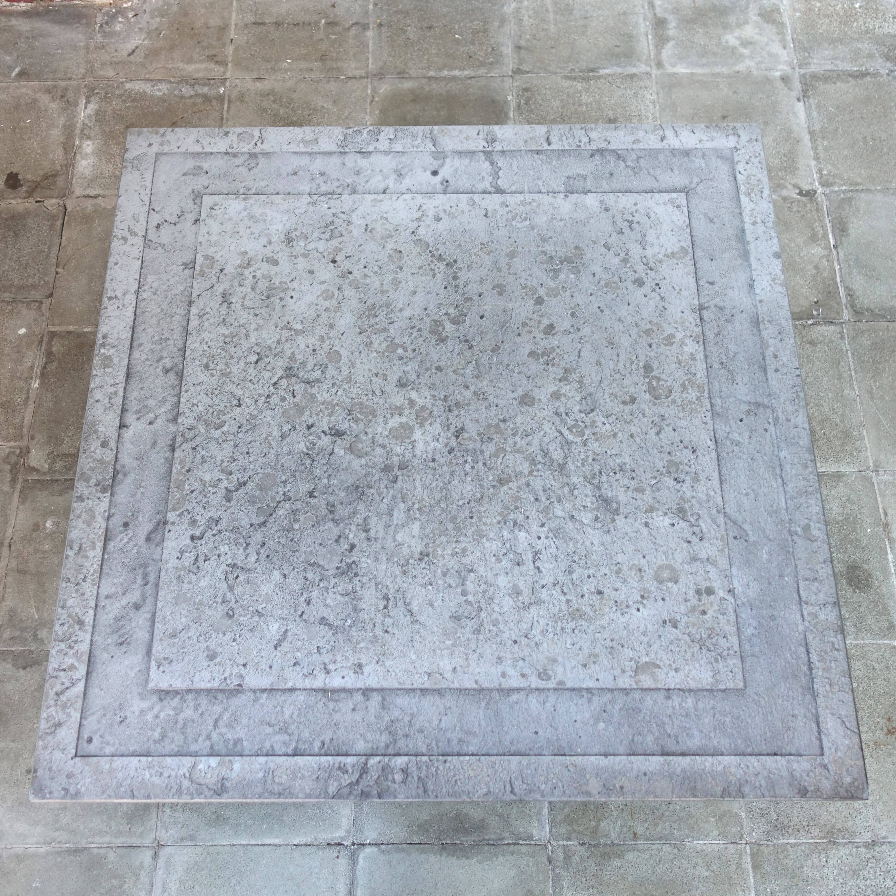 Draenert slate topped coffee table