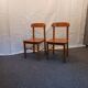 pair of solid pine chairs by Rainer Daumiller