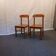 paire de chaises en pin massif de Rainer Daumiller