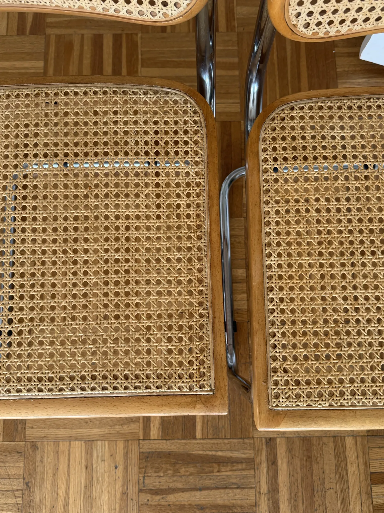 Breuer Cesca B32 chairs