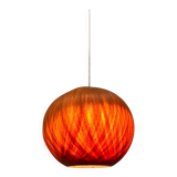 Beautiful design midcentury cocoon resin pendant, 1950s