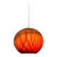 Beautiful design midcentury cocoon resin pendant, 1950s