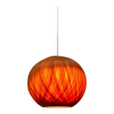 Beautiful design midcentury cocoon resin pendant, 1950s