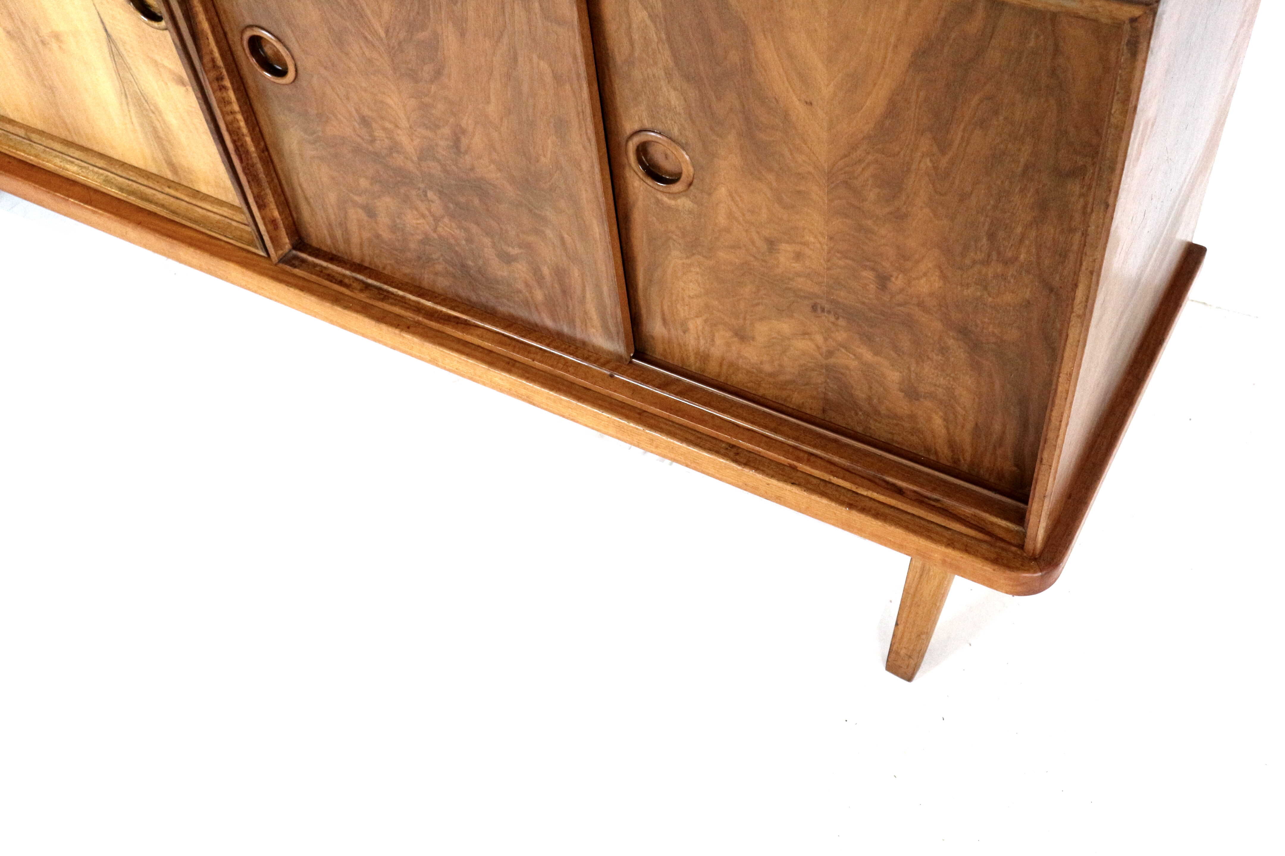 Vintage walnut sideboard by Rudolf B. Glatzel by Fristho Franeker from 1955