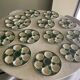 6 oyster plates and Longchamps barbotine dish