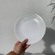 10 white Limoges porcelain dessert plates