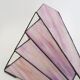 Pair of vintage Tiffany-style Art Deco glass paste wall sconces