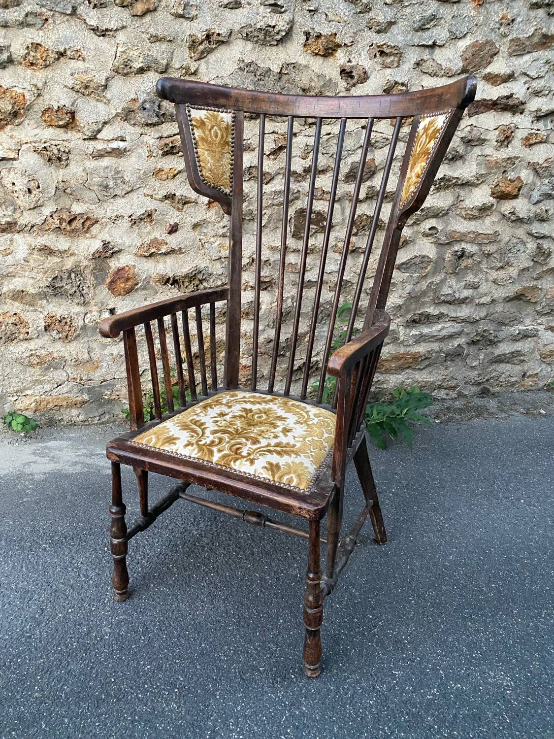 Early 20th century Art & Crafts wing chair