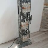 Brutalist sculptural floor lamp by Albano Poli for Poliarte 1970s