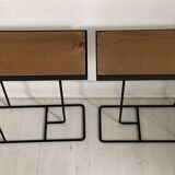 Pair of Robin Day designer end tables for Habitat