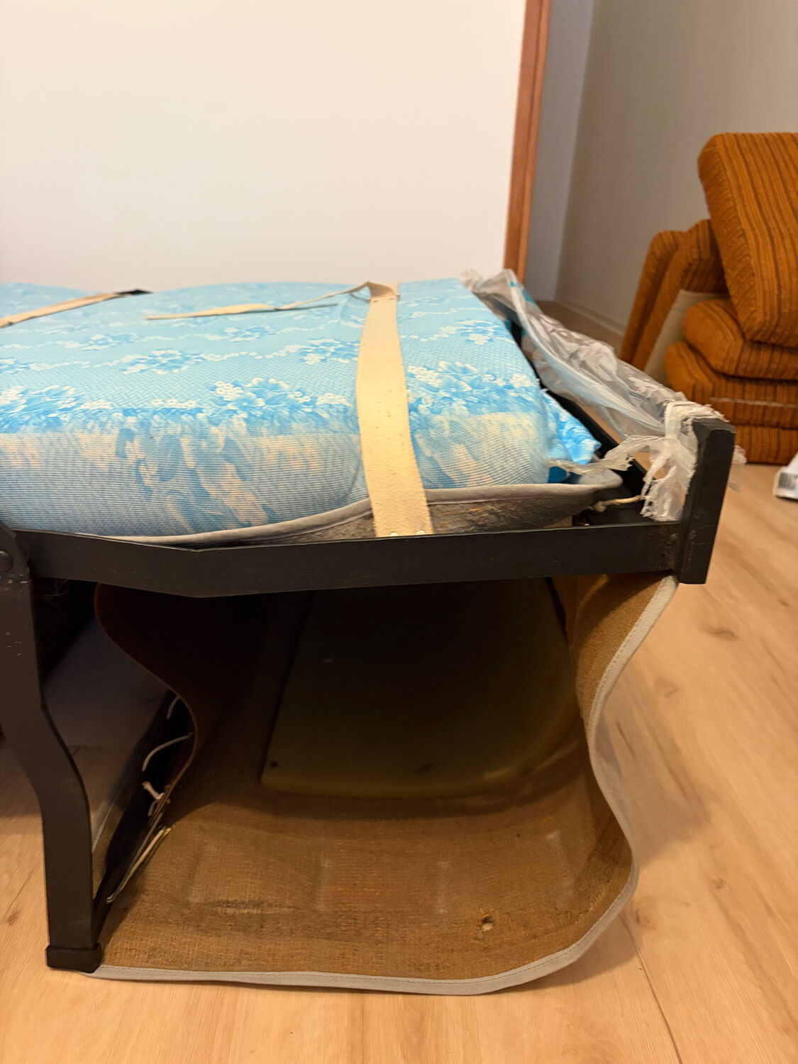 Scandinavian convertible sofa in teak by Grete Jalk, 1960s.