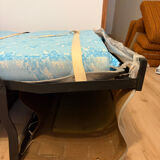 Scandinavian convertible sofa in teak by Grete Jalk, 1960s.