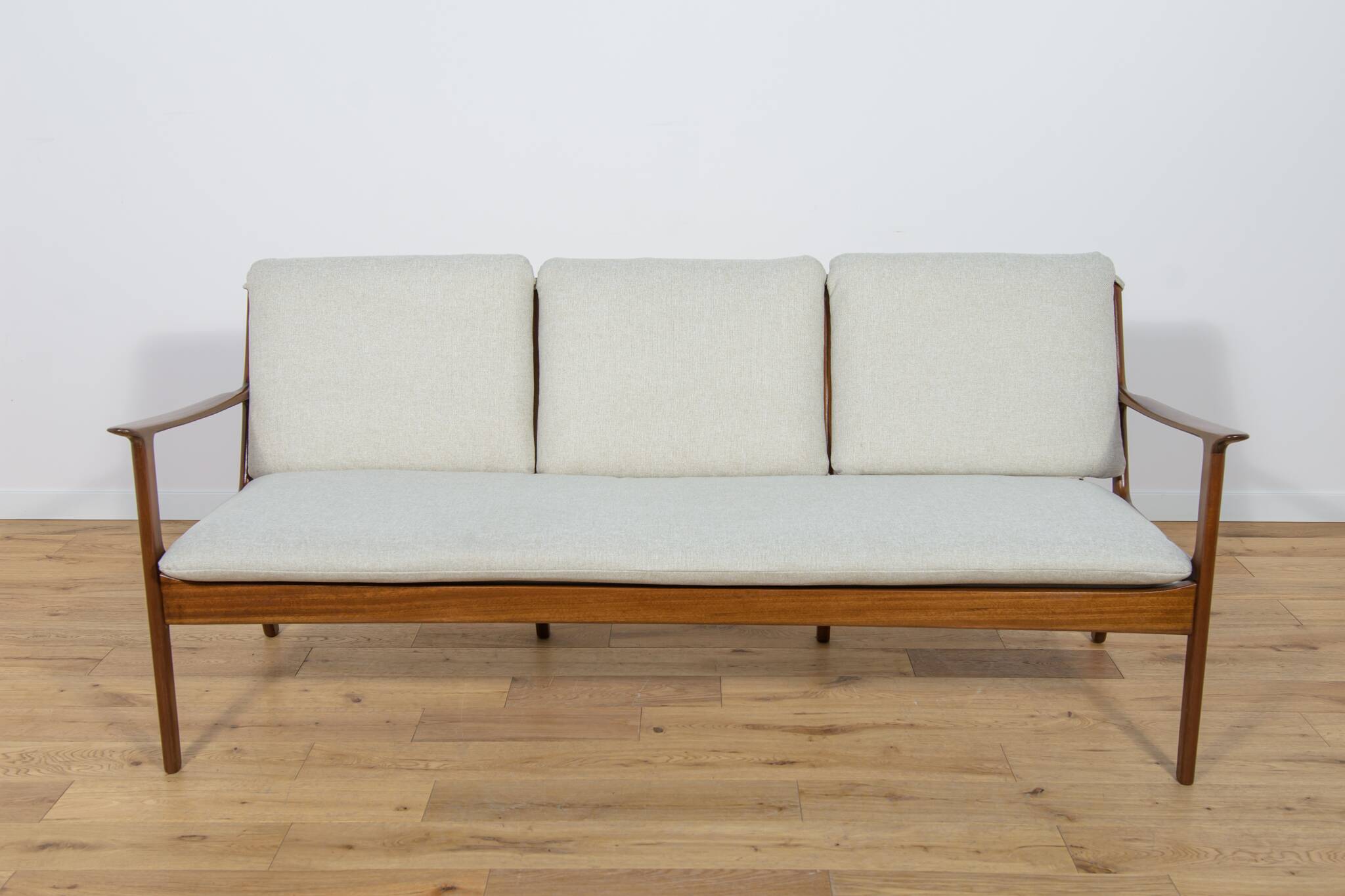 Mid Century Three-seater Sofa Model PJ112  by Ole Wanscher for Poul Jeppesens, Denmark, 1960s