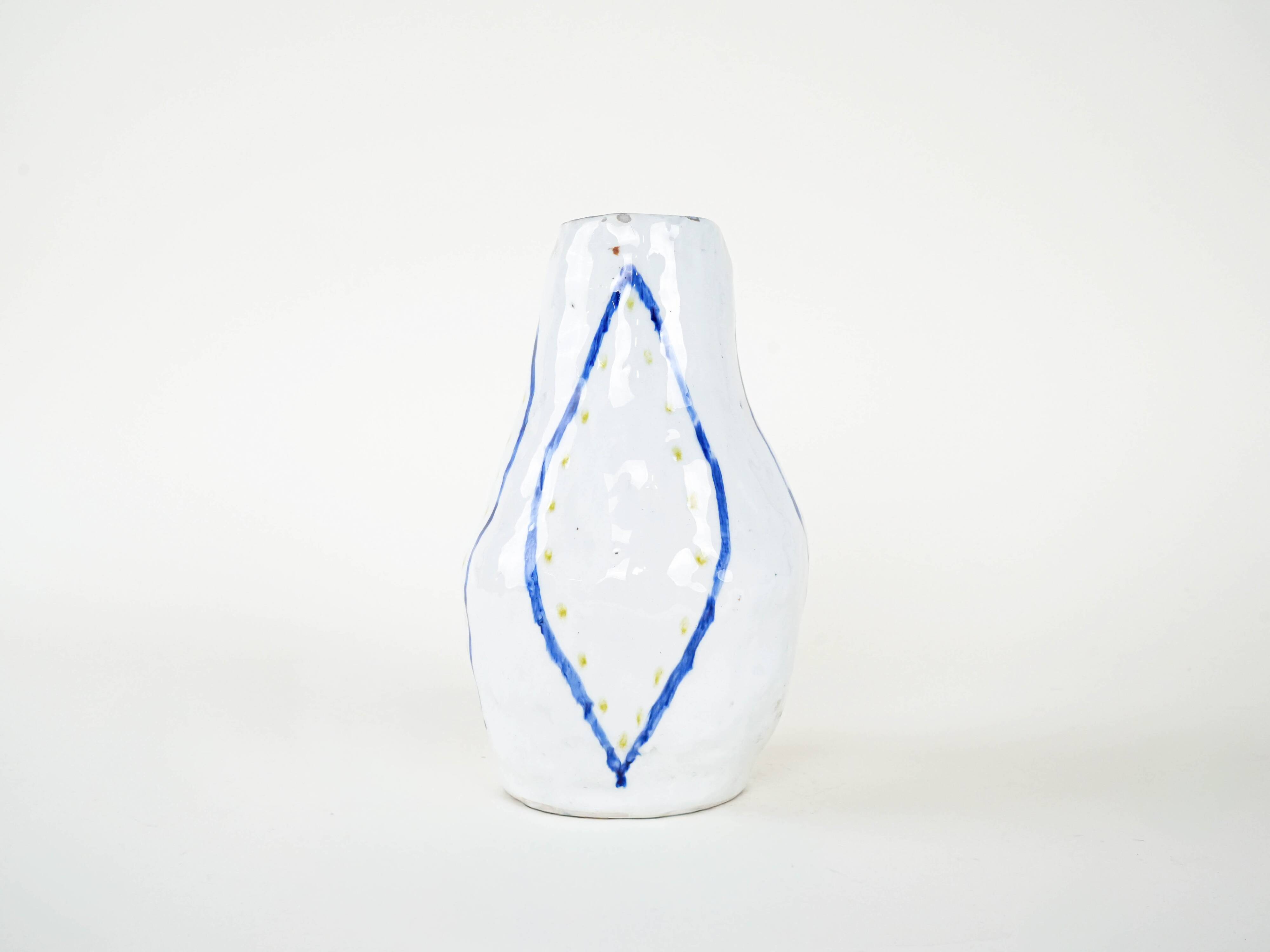 Ceramic vase, Italian design, 1960s, made in Italy