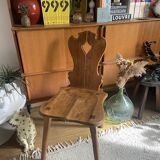 Alpine chair in vintage solid oak