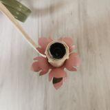 Lustre iron and painted sheet flowers camellias