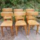 6 chaises de bistrot