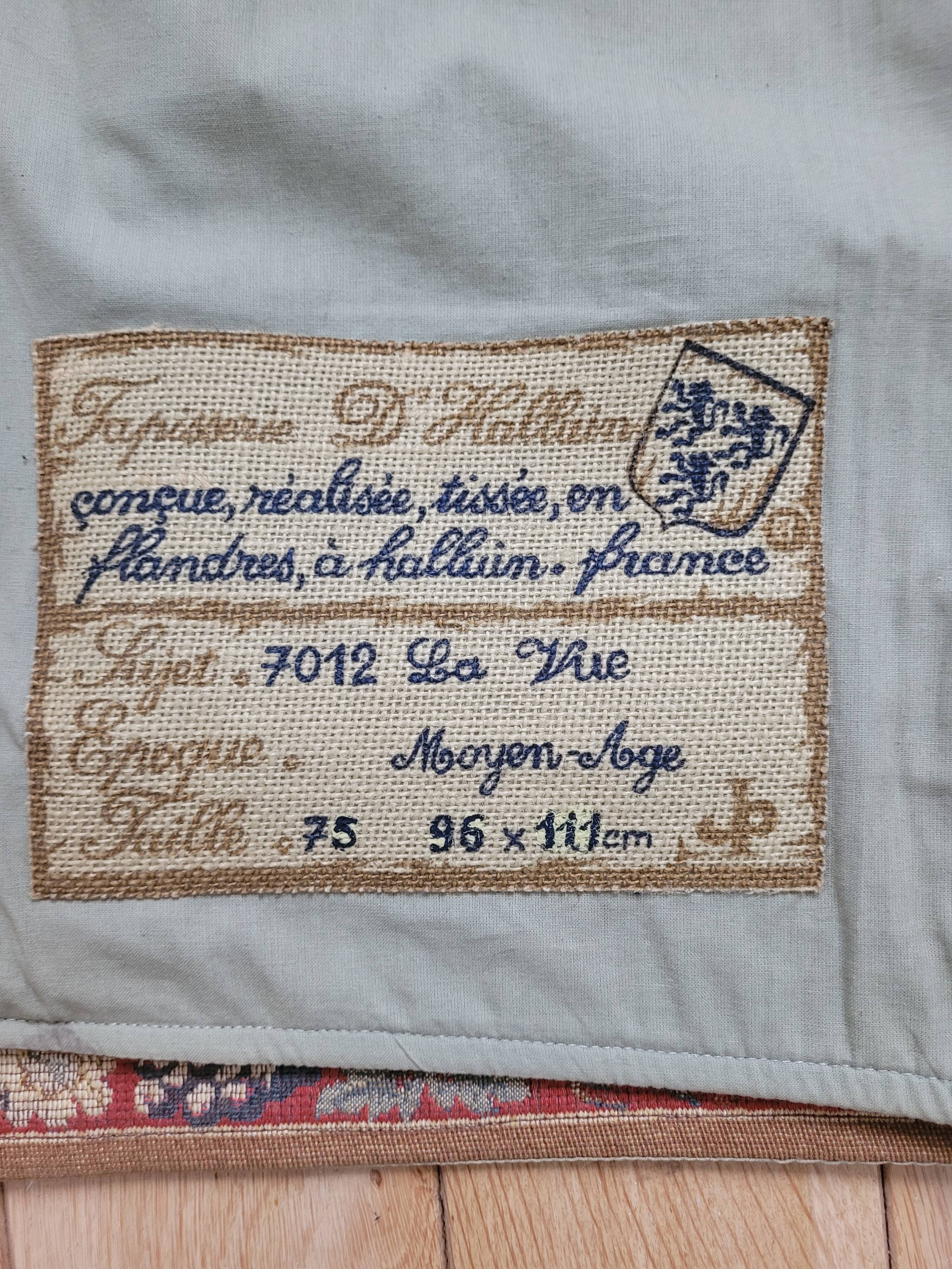 Wall tapestry Flanders tapestry The Lady and the Unicorn