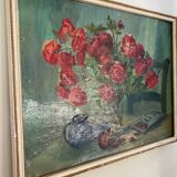 Old oil on wood dating from 1960