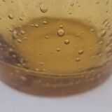 Blown bubble glass pitcher