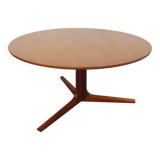 Bernhard Pedersen & Son Vintage Danish Scandinavian Round Coffee Table Teak