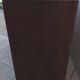 Antique chest of drawers from the 50s with 5 curved drawers, vintage old-style assembly and brass knobs