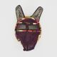 Folk art Handwoven decorative mask from Panama, Nemboro