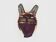 Folk art Handwoven decorative mask from Panama, Nemboro