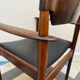 Fauteuil danois en palissandre de Grete Jalk