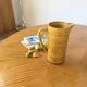 Vintage yellow glazed stoneware jug