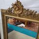 Miroir doré mouluré classique, années 50
