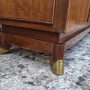 Mahogany glass sideboard, 1950