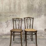 Paire de chaises bistrot Thonet n°56