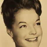 Original photograph of " Romy Schneider" circa 1960