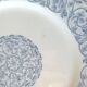 Set of 6 plates Creil Montereau Terre de Fer, Renaissance model, late XIX