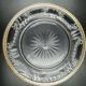 Pair of crystal plate with solid silver strap