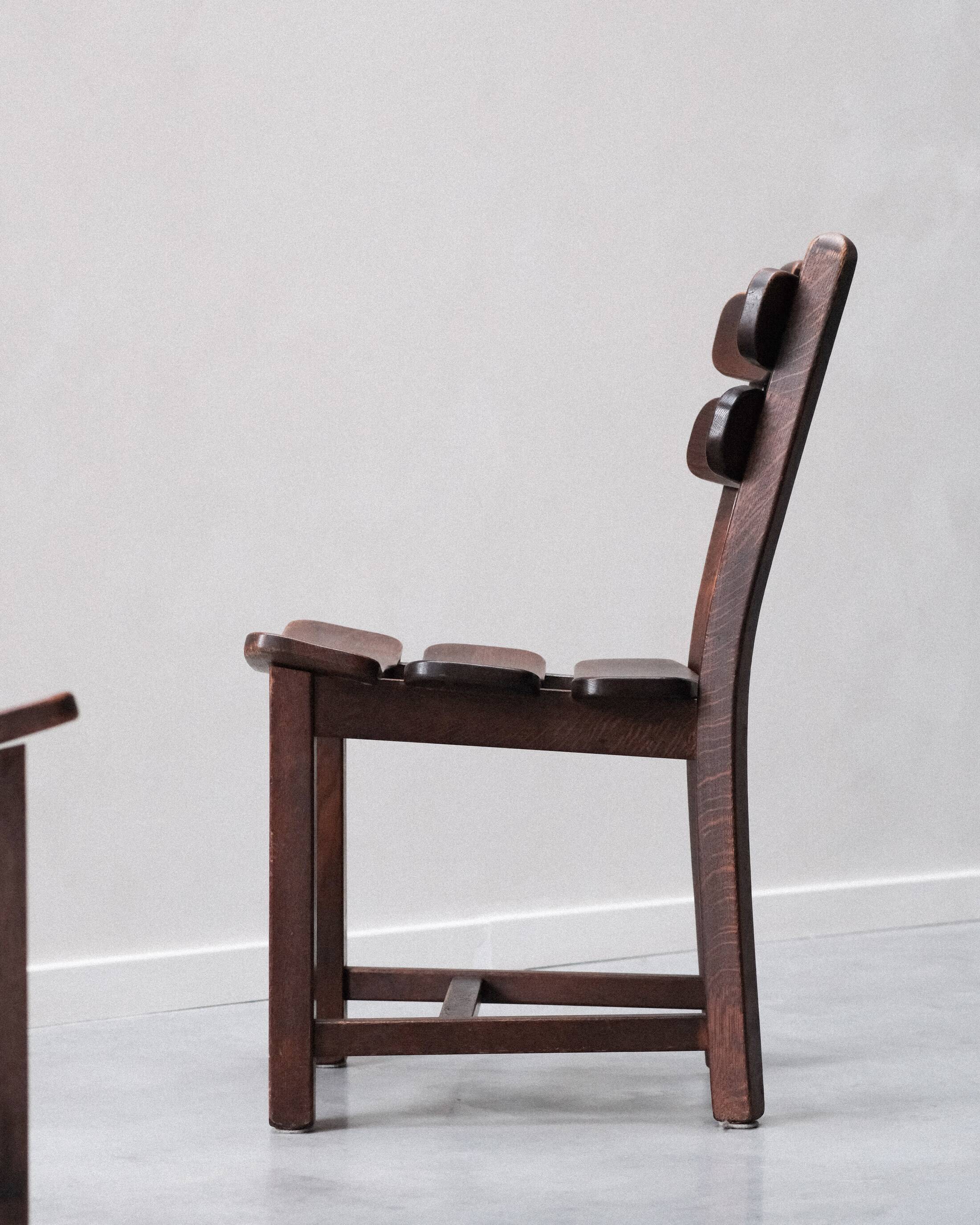 6 chaises de salle à manger dans le style de Dittmann & Co.