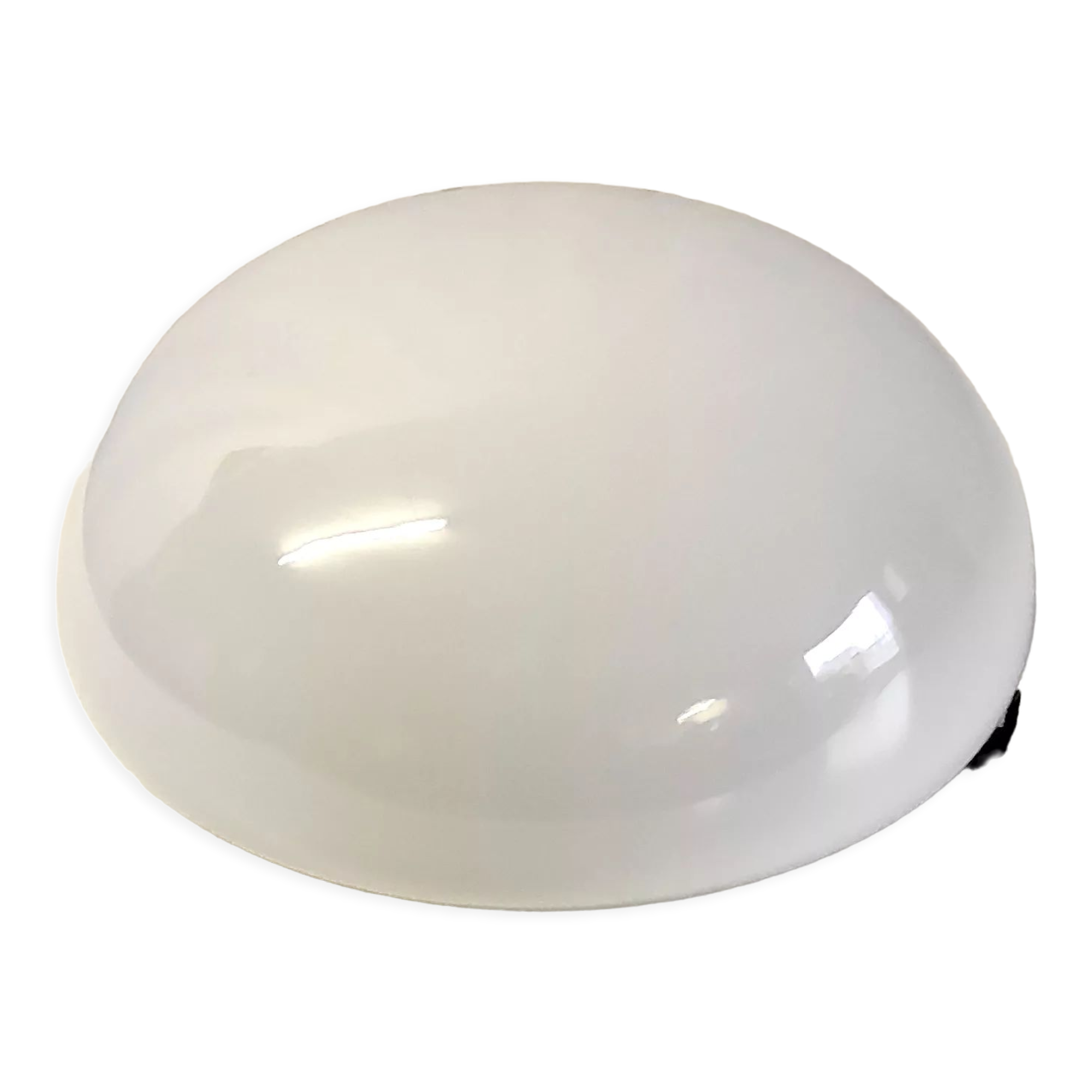 Plafonnier par Choisylux globe opaline années 60 70