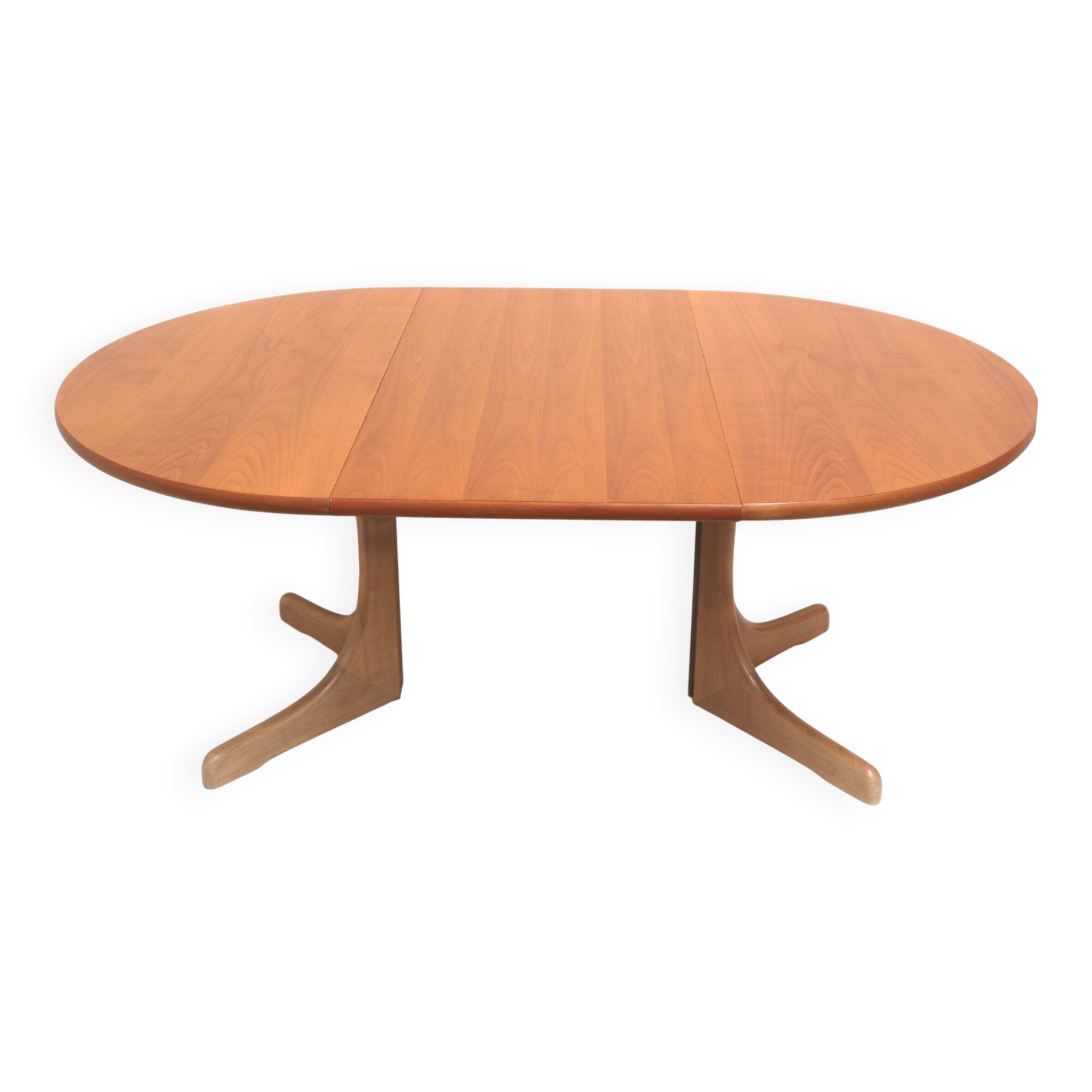 Large vintage extendable dining table from the 1970s.