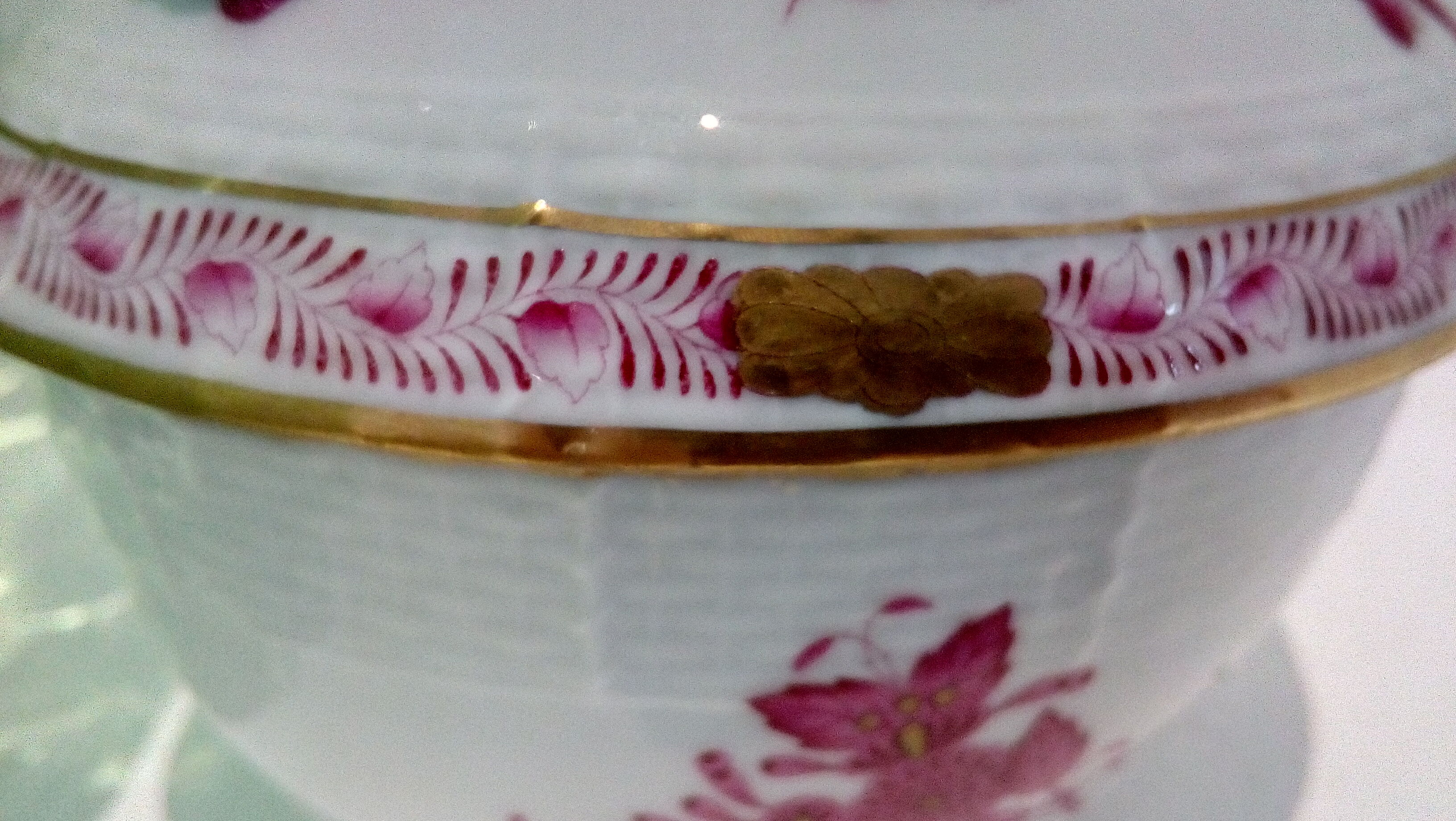 Herend porcelain jewelry box