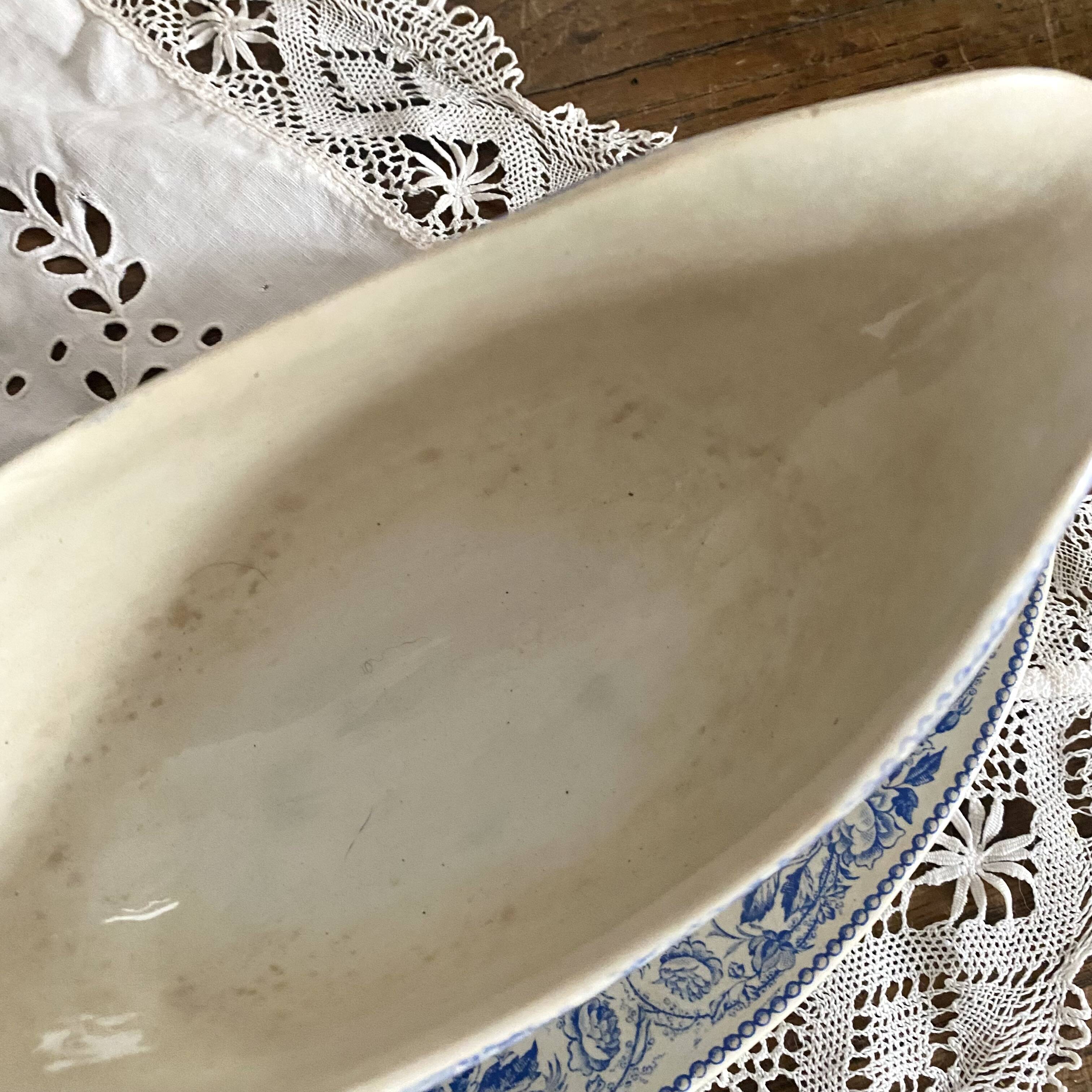Saucière en terre de fer Lunéville XIXe