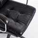 Vintage leather armchair. Swivel, on casters, multi-position. Norway, 1970s.
