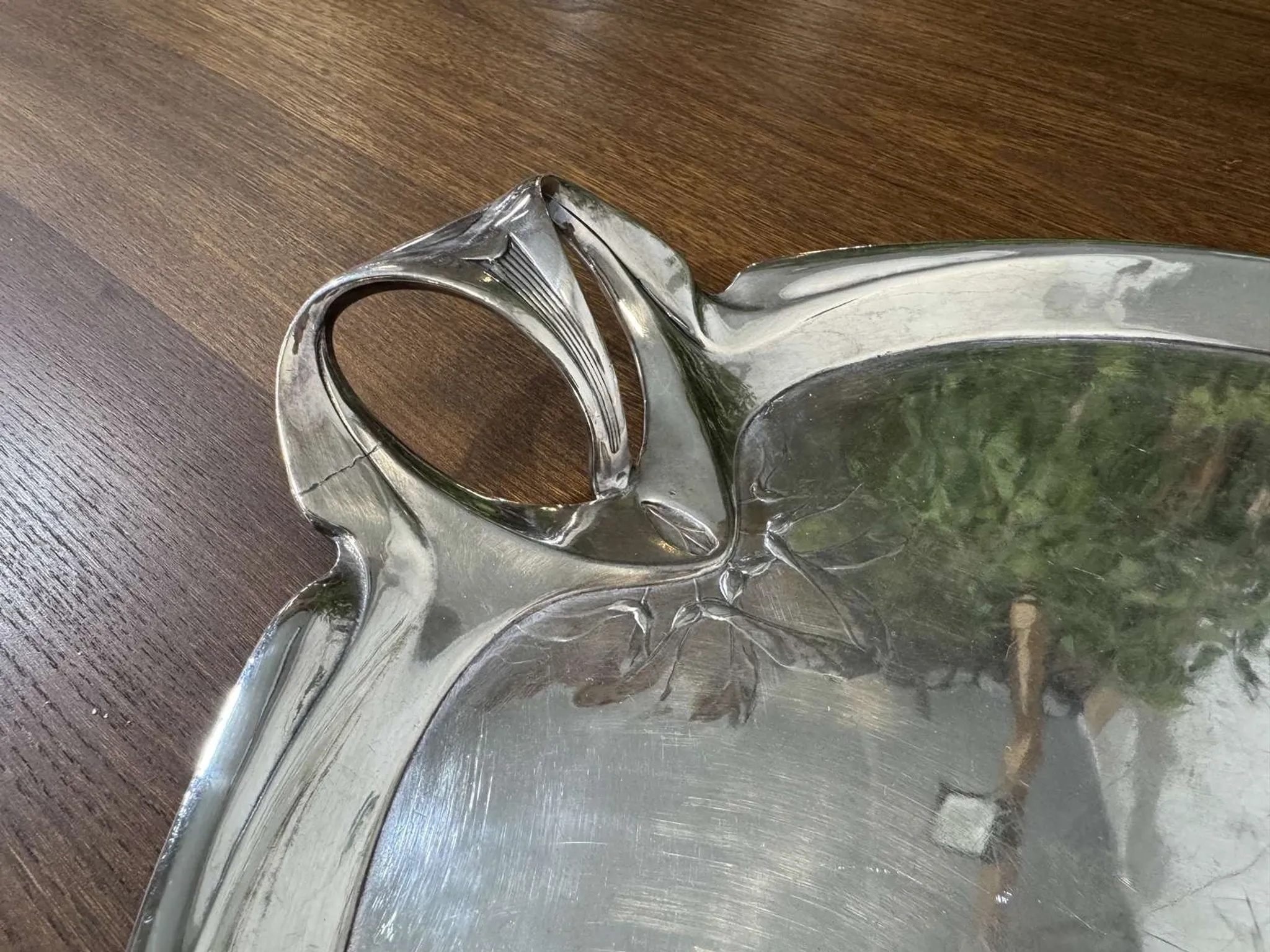 Art Nouveau silver-plated tea/coffee service, 4 pieces.