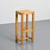 Solid pine bar stool, Maison Regain, 1970s